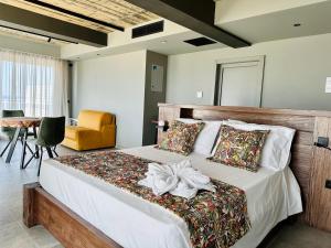 Krevet ili kreveti u jedinici u okviru objekta Salini Suites