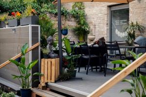 Balkón nebo terasa v ubytování Pfefferbett Hostel