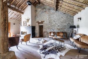 منطقة جلوس في Ancien Moulin de Neffe
