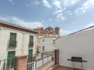 a view from the balcony of a building at apartamentos El-Hizan in Laujar de Andarax