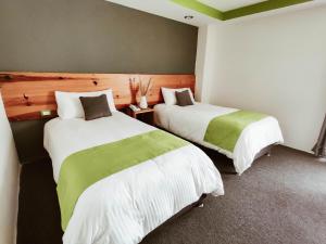 Postel nebo postele na pokoji v ubytování Hotel Brisas Express