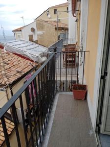a view from the balcony of a building at Casa della Nonna in Pizzo