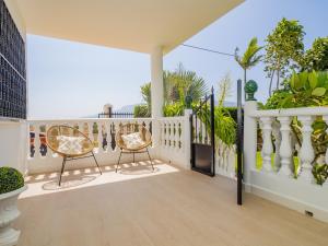 Balkon lub taras w obiekcie Cubo´s Finca Mis Seis Soles