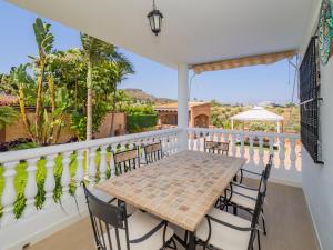 Balkon lub taras w obiekcie Cubo´s Finca Mis Seis Soles