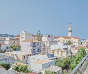 a view of a city with buildings at Zanteapts 360 Gouzeli Apartment in Zakynthos Town