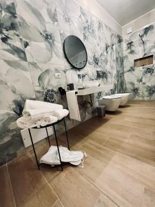Koupelna v ubytování Akropoli Exclusive Room