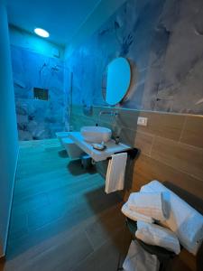 Koupelna v ubytování Akropoli Exclusive Room