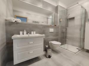Koupelna v ubytování Apartmány Goliáš