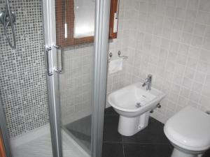 Koupelna v ubytování B&B Il Brigante