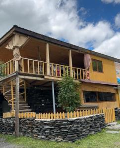 Hoone, kus hostel asub