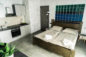 Köök või kööginurk majutusasutuses Hotel JURKOS