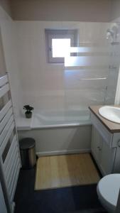 Ένα μπάνιο στο Charmant T1bis pied des pistes à Vars les Claux Résidence les Fibieres