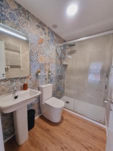 Koupelna v ubytování Maile Apartamentos