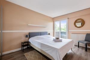 Voodi või voodid majutusasutuse Appartement Chirpaz - Welkeys toas