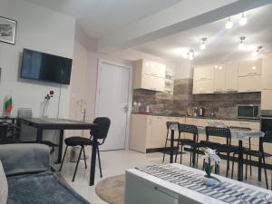 Kuchyň nebo kuchyňský kout v ubytování New The Twins Varna Two-Bedroom, Apt 3 at 15 Tsani Ginchev Street, floor 2
