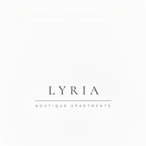 a logo for a furniture organization with a pink at Lýria Boutique Apartments in Lygia