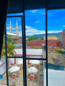 ระเบียงหรือลานระเบียงของ Hotel Los Balcones