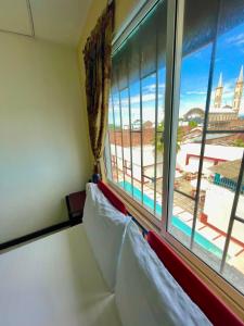 ระเบียงหรือลานระเบียงของ Hotel Los Balcones