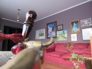 Istumisnurk majutusasutuses Hostal Boutique 180 Grados