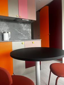 Kuchyň nebo kuchyňský kout v ubytování Berlin Studios