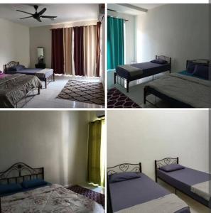 Ένα ή περισσότερα κρεβάτια σε δωμάτιο στο N&N Homestay KotaSAS