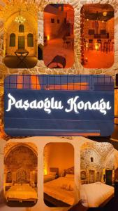 a collage of photos of a house with a hotel at Paşaoğlu Konağı & Boutique hotel in Mardin