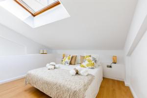 Postel nebo postele na pokoji v ubytování Duplex Haven