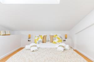 Postel nebo postele na pokoji v ubytování Duplex Haven