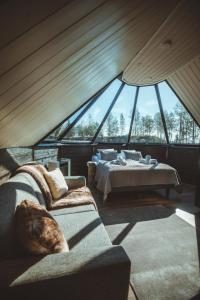 Posezení v ubytování Apukka Resort