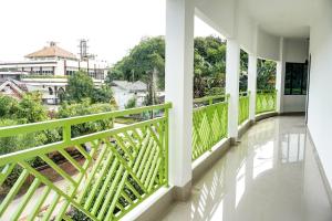 a view from the balcony of a house at Capital O 92804 La Tansa Syariah Hotel in Cibeber