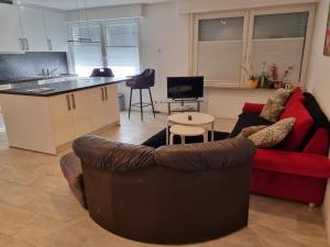 Kuchyň nebo kuchyňský kout v ubytování Loft Nagoldtal