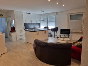 Kuchyň nebo kuchyňský kout v ubytování Loft Nagoldtal