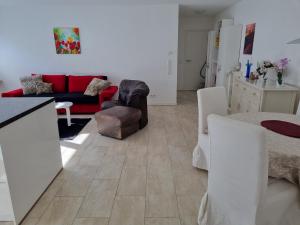 Posezení v ubytování Loft Nagoldtal