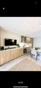 Η κουζίνα ή μικρή κουζίνα στο Bjorli Apartment with everything, 150m from ski lift