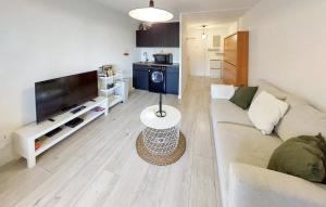 Et tv og/eller underholdning på Superbe studio à 100 mètres de la plage