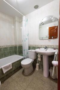 Kúpeľňa v ubytovaní Hostal O Camouco