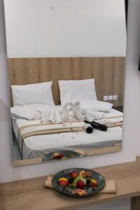 Postel nebo postele na pokoji v ubytování Hotel Philoxenia