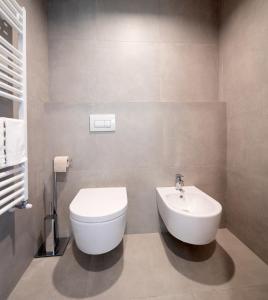 Koupelna v ubytování Hotel Posta