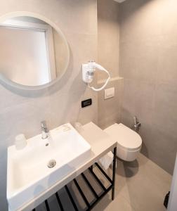 Koupelna v ubytování Hotel Posta
