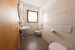 Koupelna v ubytování Hotel Posta