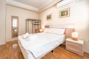 Posteľ alebo postele v izbe v ubytovaní Gran apartamento de 3 habitaciones junto a la Catedral + 19 fotografií