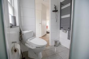 Koupelna v ubytování Erholungspark Wehlingsheide