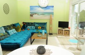 Μια τηλεόραση ή/και κέντρο ψυχαγωγίας στο Käptn Brass Villa 4 App 6 Sonnenfänger