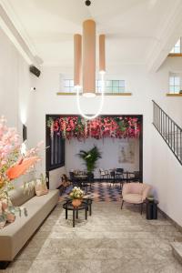 Posezení v ubytování Rosa Hotel