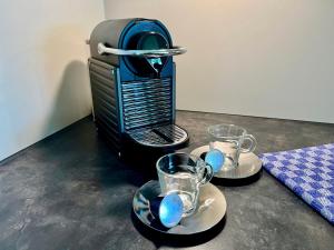 Kaffee-/Teezubehör in der Unterkunft Meerblick - Villa Achterkerke