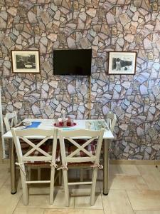 TV a/nebo společenská místnost v ubytování Maria & Zachos House