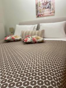 Postel nebo postele na pokoji v ubytování Maria & Zachos House