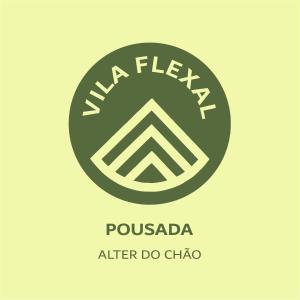 een groene cirkel met de woorden manila vlag pusada after do chaco bij Vila Flexal Pousada I in Alter do Chao