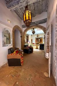 Posezení v ubytování Les Terrasses d'Essaouira - Yoga Studio