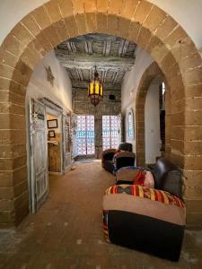 Posezení v ubytování Les Terrasses d'Essaouira - Yoga Studio